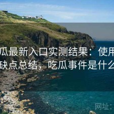 17吃瓜最新入口实测结果：使用技巧与优缺点总结，吃瓜事件是什么意思
