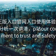 P站正版入口官网入口使用体验报告：实测分析一次讲清，p站our commitment to trust and safety