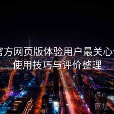 P站官方网页版体验用户最关心什么？使用技巧与评价整理