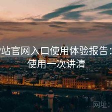 正规P站官网入口使用体验报告：如何使用一次讲清