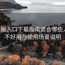 P站正版入口下载指南适合哪些人？好不好用与使用场景说明