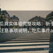 17吃瓜真实体验完整攻略：新手必看的注意事项说明，吃瓜事件app