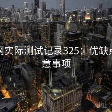 黑料网实际测试记录325：优缺点与注意事项