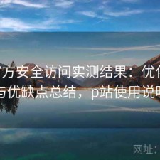 P站官方安全访问实测结果：优化方法与优缺点总结，p站使用说明