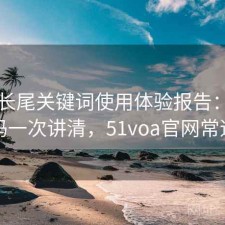 51网长尾关键词使用体验报告：靠谱吗一次讲清，51voa官网常速