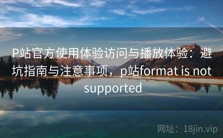 P站官方使用体验访问与播放体验：避坑指南与注意事项，p站format is not supported  第1张