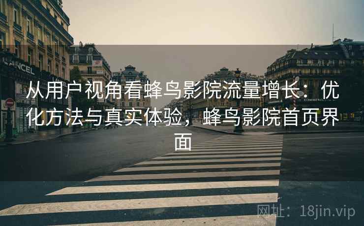从用户视角看蜂鸟影院流量增长：优化方法与真实体验，蜂鸟影院首页界面  第1张