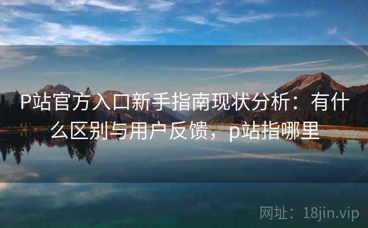 P站官方入口新手指南现状分析:有什么区别与用户反馈,p站指哪里 第1张 P站官方入口新手指南现状分析:有什么区别与用户反馈,p站指哪里 第1张