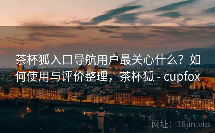 茶杯狐入口导航用户最关心什么？如何使用与评价整理，茶杯狐 - cupfox  第1张