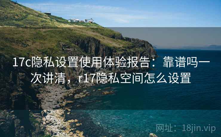 17c隐私设置使用体验报告：靠谱吗一次讲清，r17隐私空间怎么设置  第1张