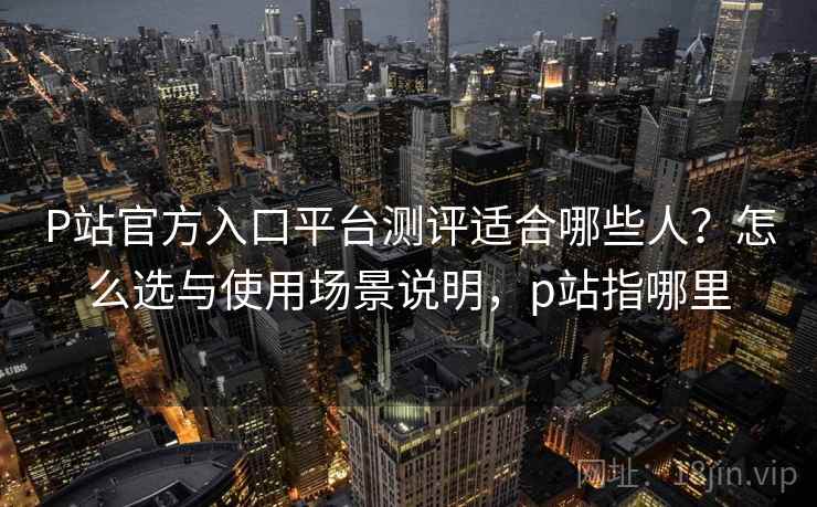 P站官方入口平台测评适合哪些人？怎么选与使用场景说明，p站指哪里  第2张