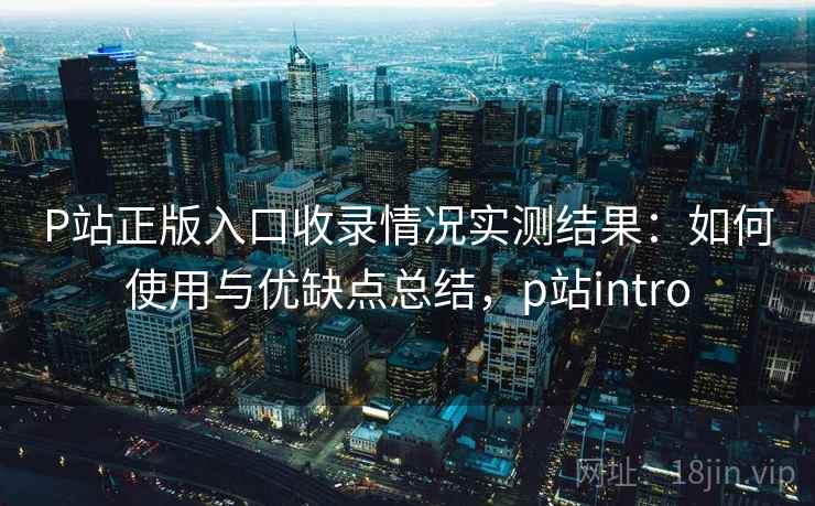 P站正版入口收录情况实测结果：如何使用与优缺点总结，p站intro  第2张