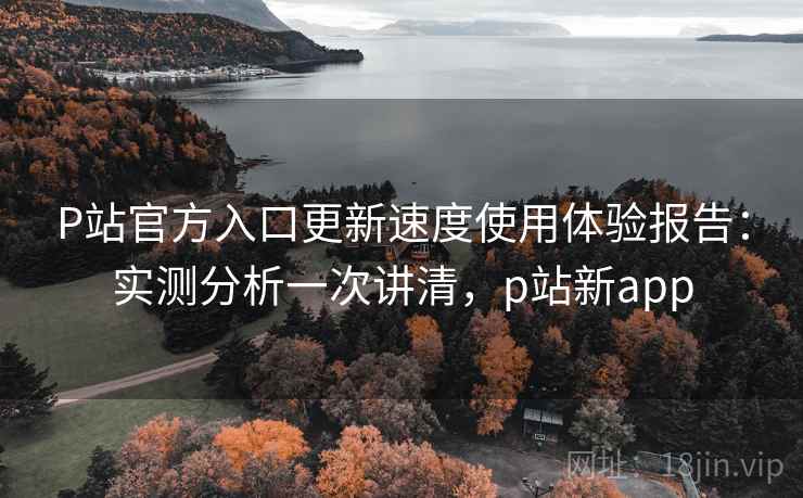 P站官方入口更新速度使用体验报告:实测分析一次讲清,p站新app 第1张 P站官方入口更新速度使用体验报告:实测分析一次讲清,p站新app 第1张